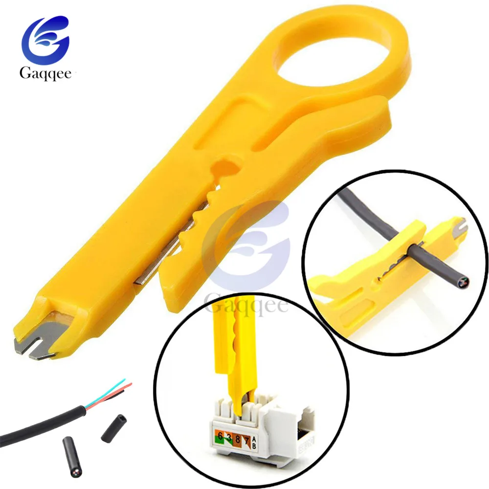 Mini Portable Wire Stripper Knife Crimper Pliers Crimping Tool Cable Stripping Wire Cutter Multi Tools Cut Line Pocket Multitool