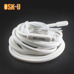 Silicon Heater Wire Constant Temperature 220V 1/1.5/2/2.5M length Anti-freezing Electric Heater Element for Drain Pipe