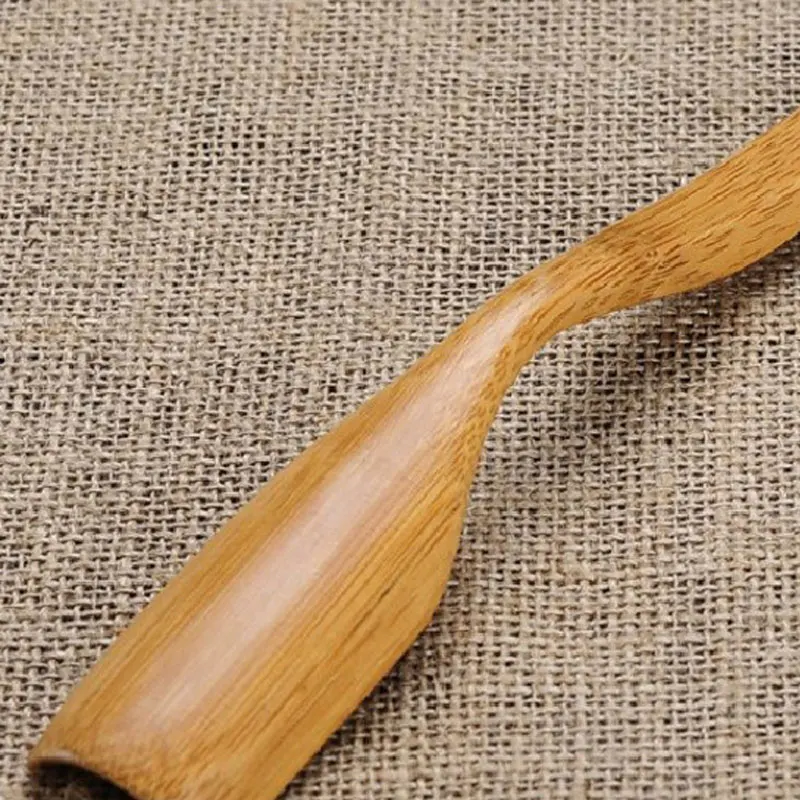 50pcs/lot Retro Style Teaspoon Tea Scoops Natural Bamboo Tea shovel Delicate Spoon for Tea Honey Sauce Tea Accessories L 18cm