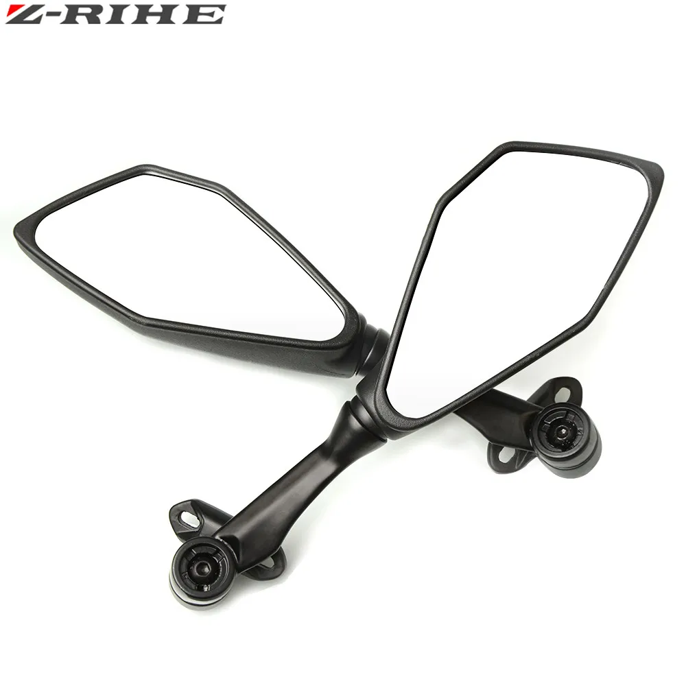 Motorfiets Spiegel Zwart Moto Achteruitkijkspiegel Side Spiegel Voor Yamaha YZF600 Yzf R1 R6 R3 R125 R25 R15 2003 2004 2005 2006 2007 2008 2009