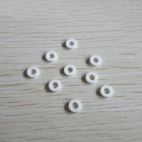 3pcs Ceramic gasket inside diameter 9/10mm Wear resistant Alumina Ceramic ring preservative Ceramics mat washer OD 25-38mm