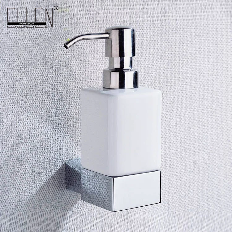 

Bath Soap Dispenser With Ceramic Liquid Soap Bottle Shower Shampoo Dispenser ML008