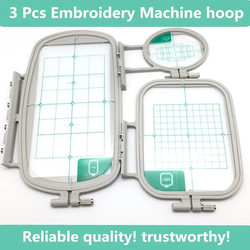 

3PCS Sewing Embroidery Machine hoops set sewing hoops Frame Fit Brother SE350 SE400 LB6770 LB6800 SE270D HE120 HE240 Babylock