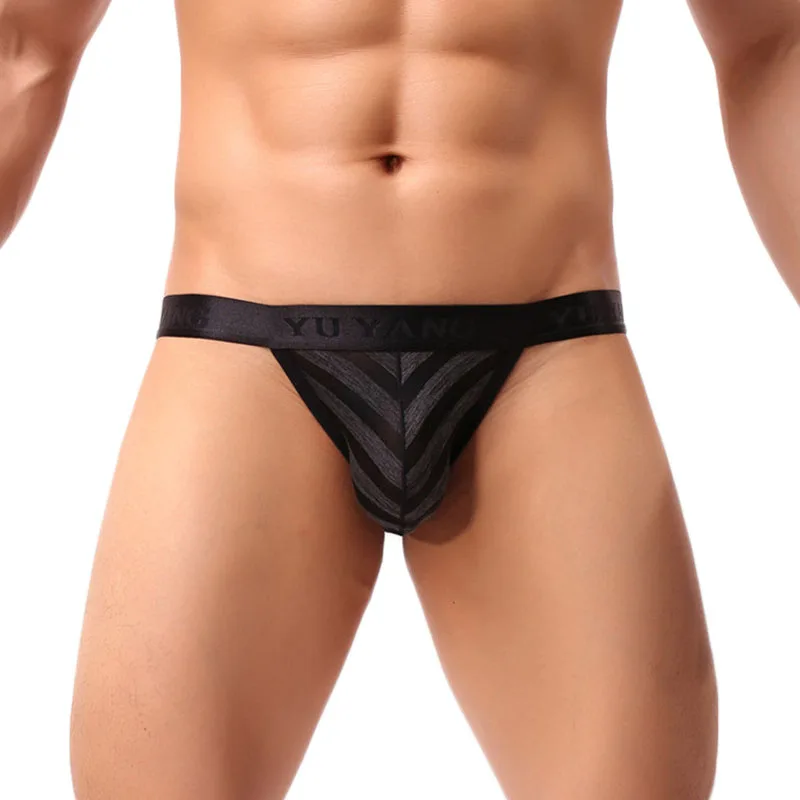 Gay Underwear Men Briefs Calzoncillos Slip Homme Sexy Transparent Panties for Men Jockstrap cueca masculina High Fork Briefs