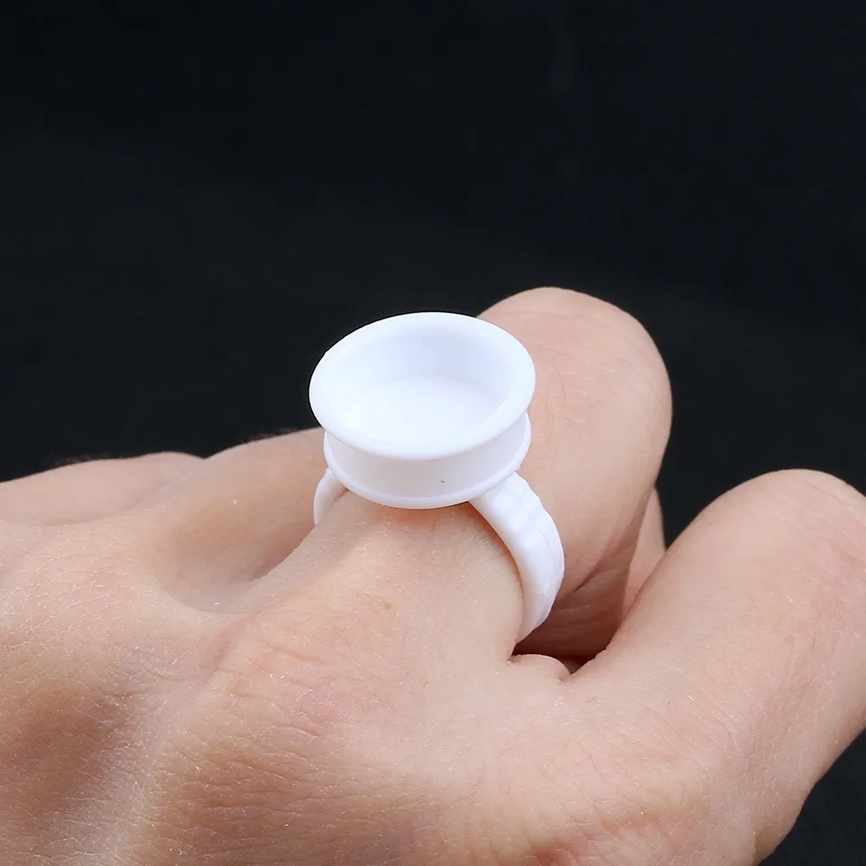NEWCOME – porte-anneau de colle pour Extension de cils, support de colle individuel, fleur de soleil, tasse de colle, faux cils, support adhésif, outils de maquillage