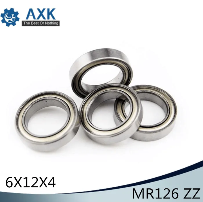 

MR126ZZ Bearing ABEC-1 (10PCS) 6*12*4 mm Miniature MR126 ZZ Ball Bearings L-1260ZZ MR126z