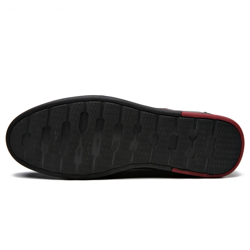 2024 Newly Men's Genuine Leather Shoes Size 38-47 Head Leather Soft Anti-slip Driving Shoes Man Spring Leather Shoes
