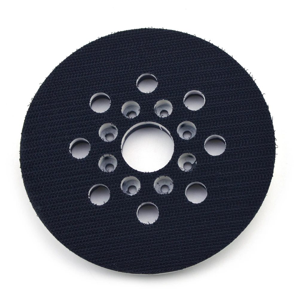 POLIWELL 5 inch 125 mm 17 Holes Backing Pad Hoop & Loop Sanding Pads for Sanding Disc Holder Dust Free Electric Power Sander Pad