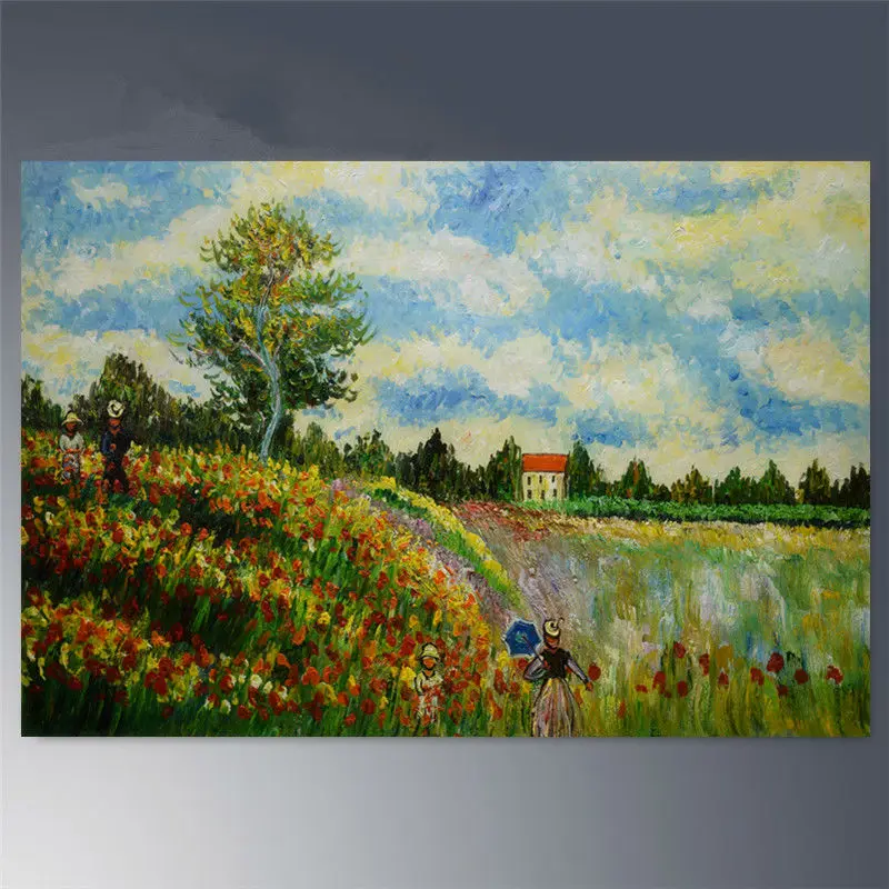 

Hand painted Canvas oil paintings Landscape Monet painting Abstract Modern home decor wall art picture famous painting #3