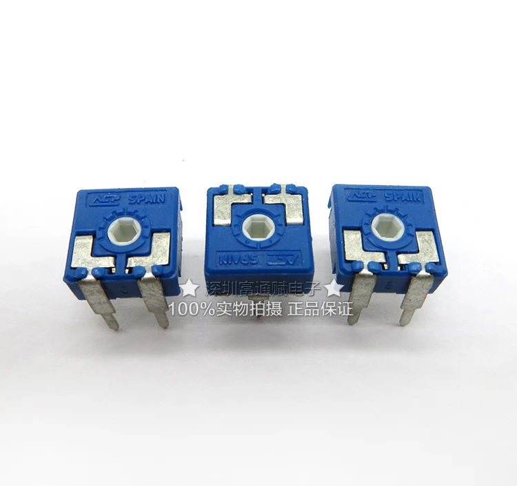 Imported original Spanish adjustable resistance CA9 horizontal hexagonal hole 3K PT10 Spanish potentiometer switch