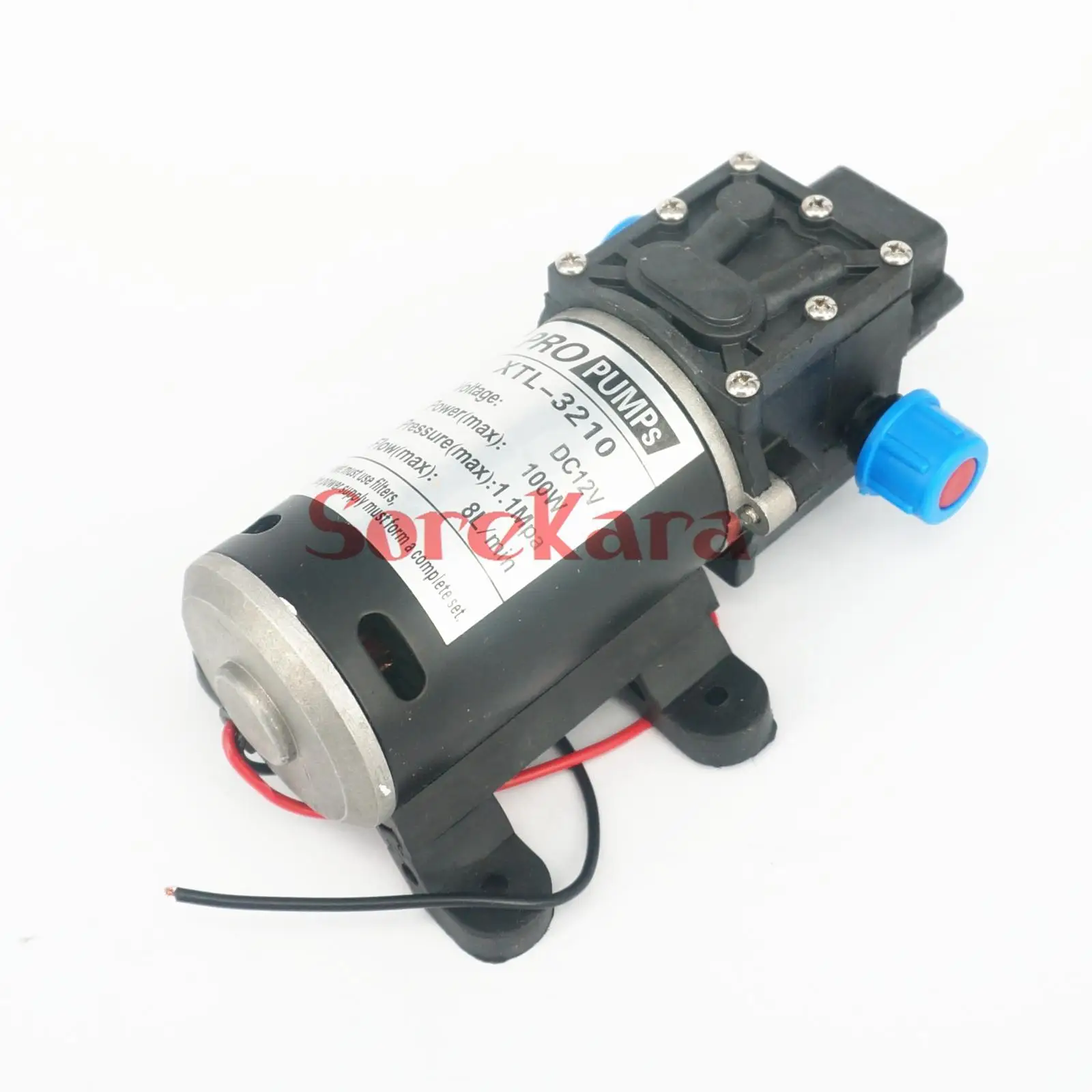 Imagem -03 - Impulsionador de Diafragma Automático Bomba de Diafragma de T-hb dc 12v 100w Controle de Fluxo Reverso 300l h para Carro Lavar Roupa