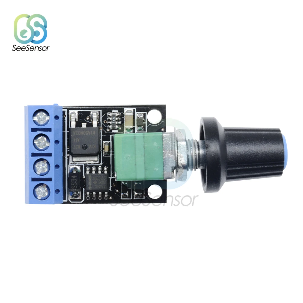 Stepless DC Motor Speed Controller 10A PWM Speed Regulator LED Dimming 5V-16V Led Regulator Switch