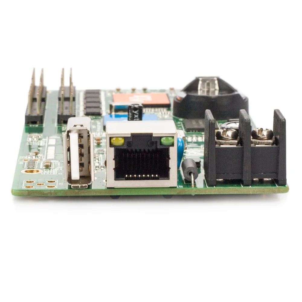 Contrôleur WiFi HD D15 +, affichage de la température, rvb, polychrome, LED, signe, Comms avec USB LAN, WIFI TCP/IP