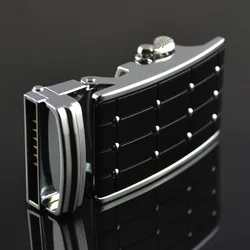 Hebilla automática de aleación de negocios para hombre, hebillas de cinturón de placa únicas para hombre, accesorios de ropa para hombre con trinquete de 3,5 cm LY1751