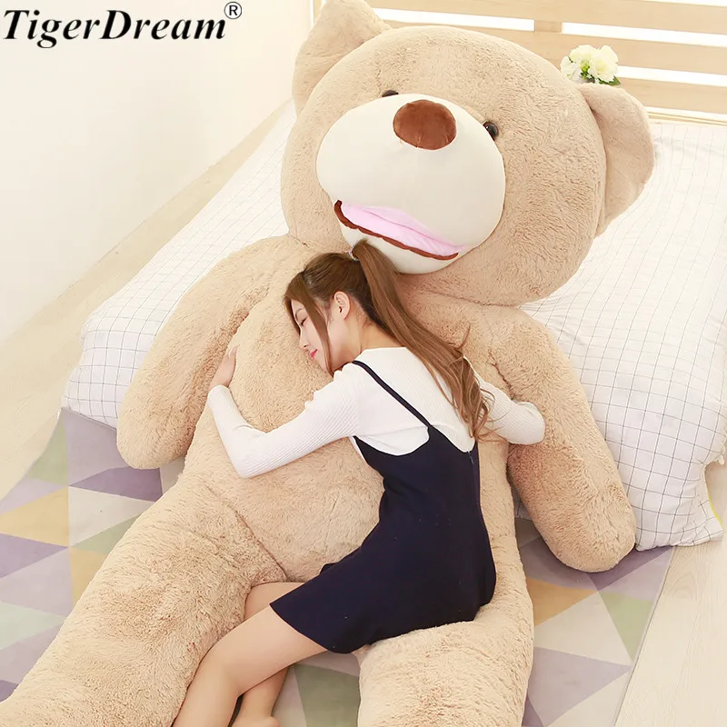 

Soft PP Cotton Stuffed Big Teddy Bear Plush Toy Big Animals Bears Cushions For Valentine's Day Gift Teddy Bear Sleeping Pillows