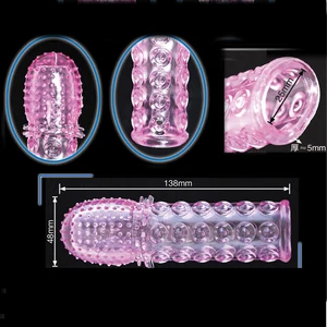 تأخير الواقي الذكري للرجال القضيب الموسع تأخير المنتجات اللبية محكم خارجيا ، منتجات الجنس ، صقر دسار الأكمام ، خاتم القضيب أفضل 8 مبيعات للواقي الذكري القابل لإعادة الاستخدام - رقم 8
