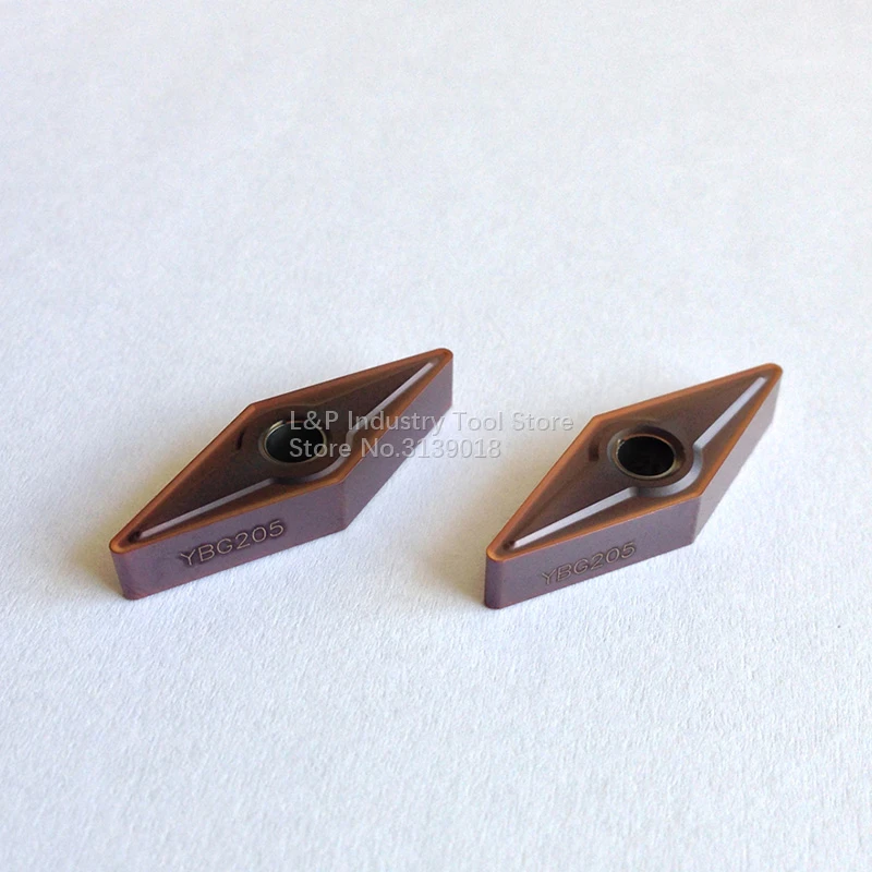 Original Turning Tool CNC Cutter VNMG160412-EF VNMG160408-EF VNMG160404-EF YBG205 Fine Finishing Carbide Inserts Stainless Steel