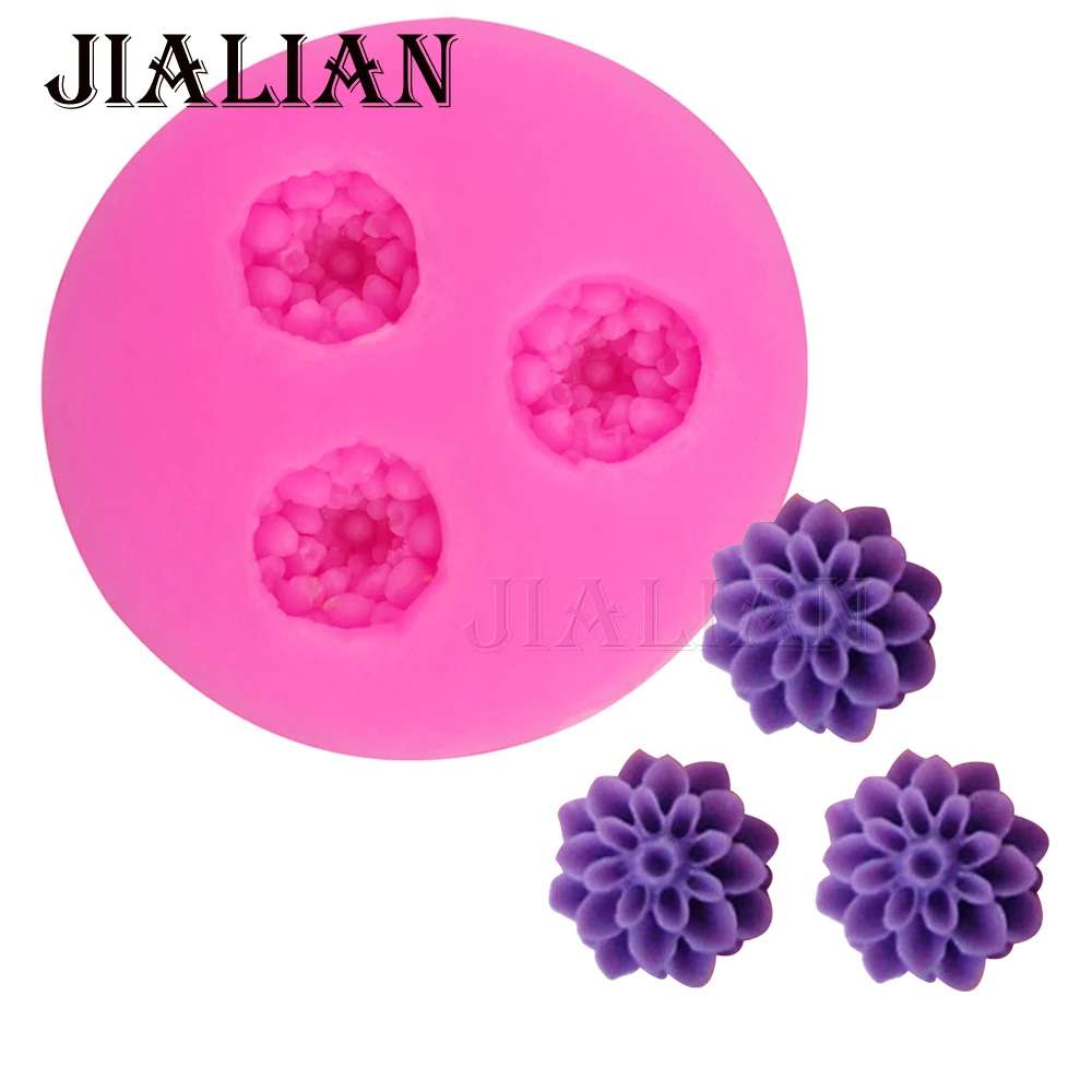 High quality DIY mini daisy flowers Fondant cake decoration silicone molds baking mold kitchen accessories T0212