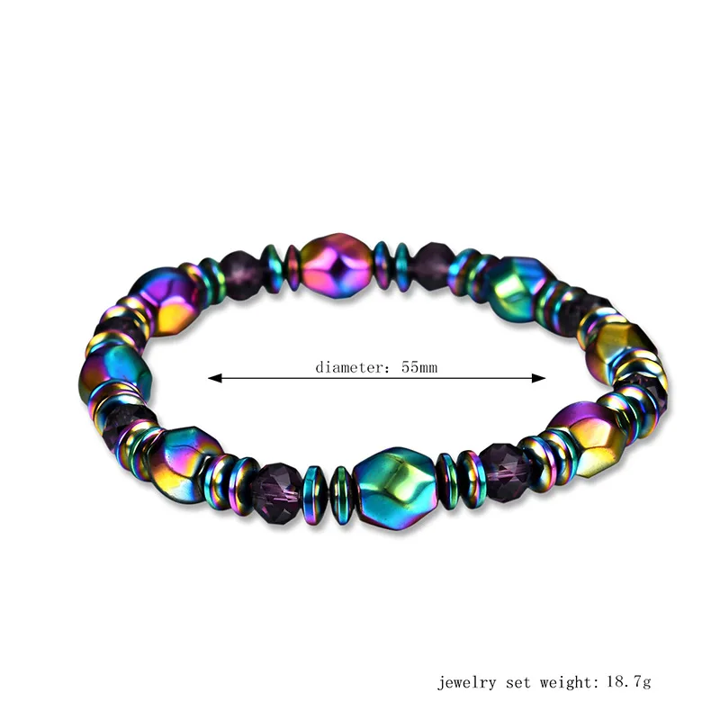 Fashion Magnetic Slimming Bracelet Colorful Woman Weight Loss Body Fat Burners Anti Cellulite Fitness Hematite Health Products