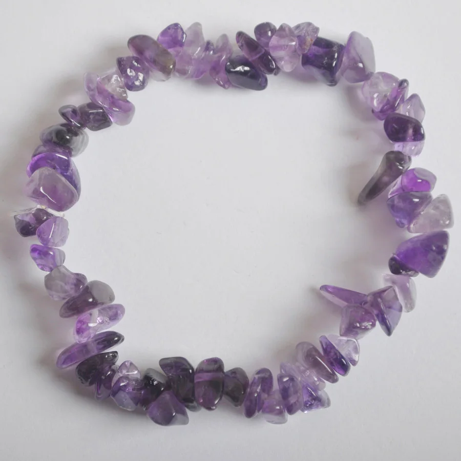 Natural Chip Beads Amethyst Agate Lapis Crystal Mookaite Picture Jasper Stone Stretch Bracelet 8 Inch Jewelry For Woman Gift