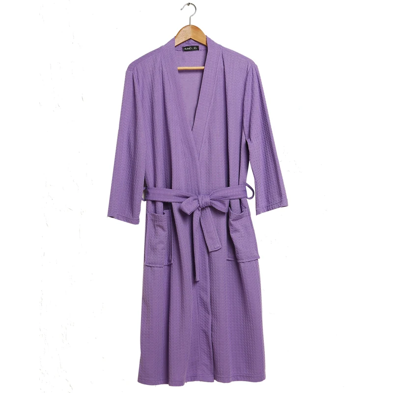 Dressing Gowns For Women Absorbent Cotton Novelty Robes Bathrobe Solid Kimono Robe Female Bath Robe With Belt  M Xl 3xl