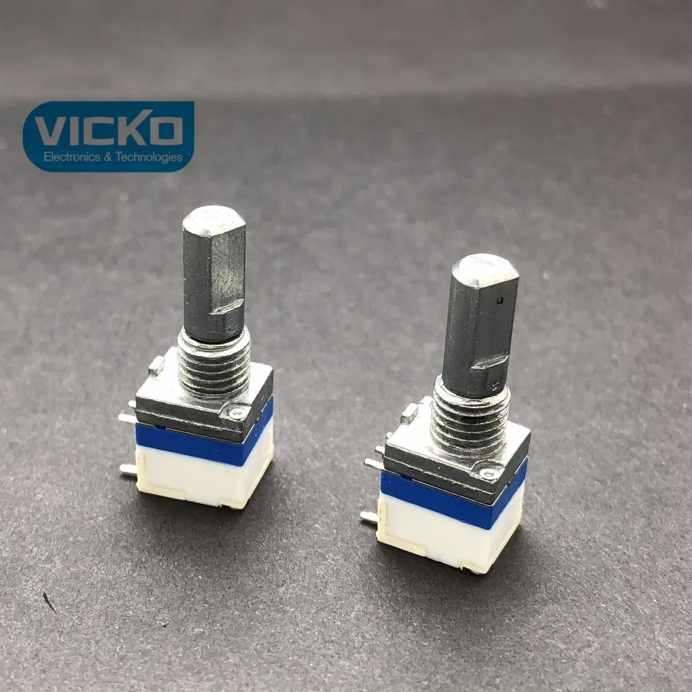 [VK]  Taiwan CTR RD081 B10K B103 interphone switch single with switch shaft 15mm 5 feet potentiometer switch