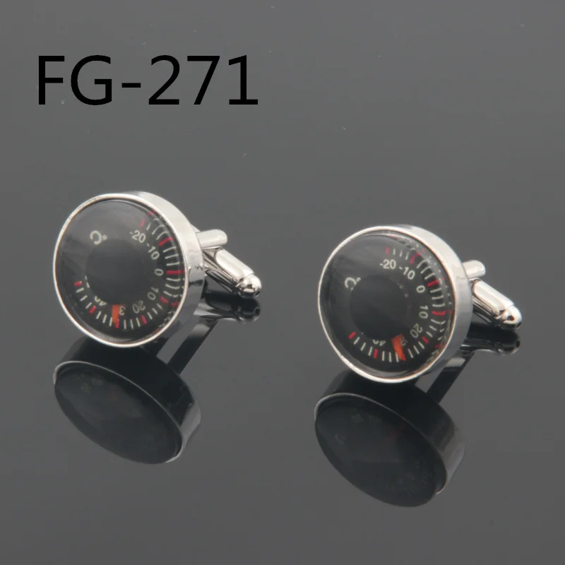 

Men's accessories Fashion cufflinks Free Shipping:High quality cufflinks for men FIGURE 2018Cuff Links Thermometer Wholesales