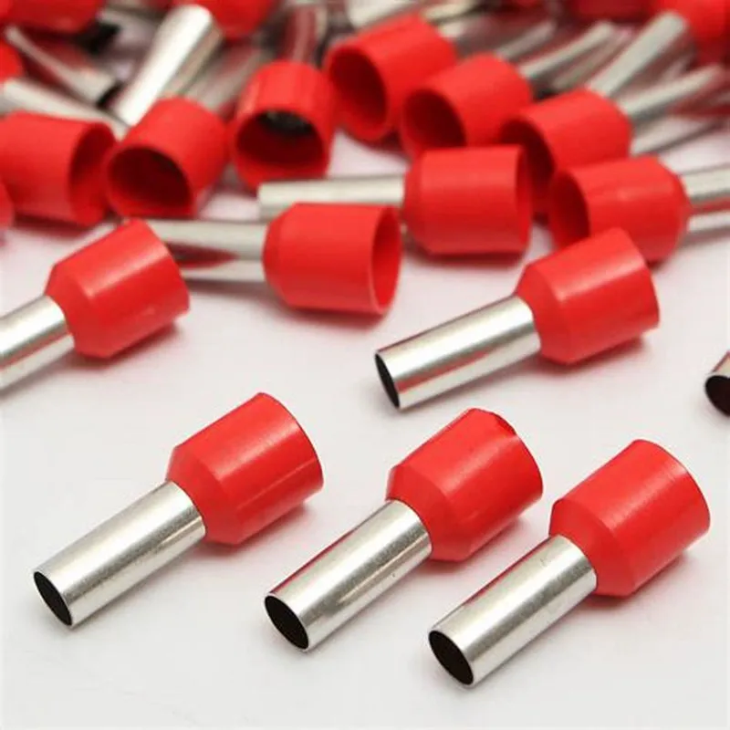 E2512  Tubular terminal connecto14 AWG 2.5mm2 Insulated Cord End Terminal  block Wire Ferrules