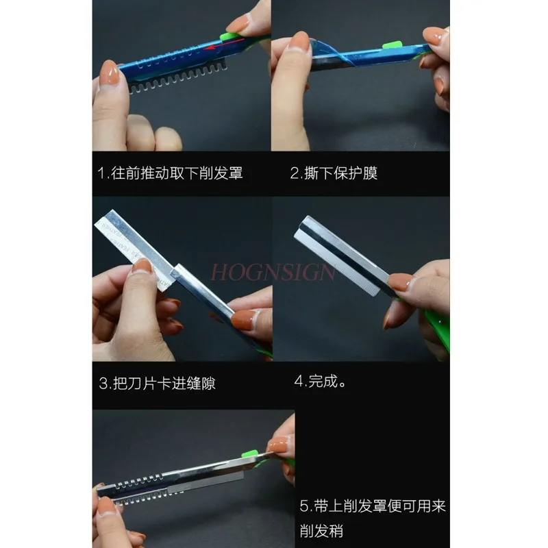 Authentic Hair Cutting Knife Hair Razor Shaving Knife Razor Razor Holder Thinning Scissors Sale