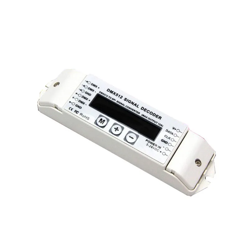 

1X DMX512 signal decoder can be control 6803/8806/2811/2801/3001/9813 dream color IC