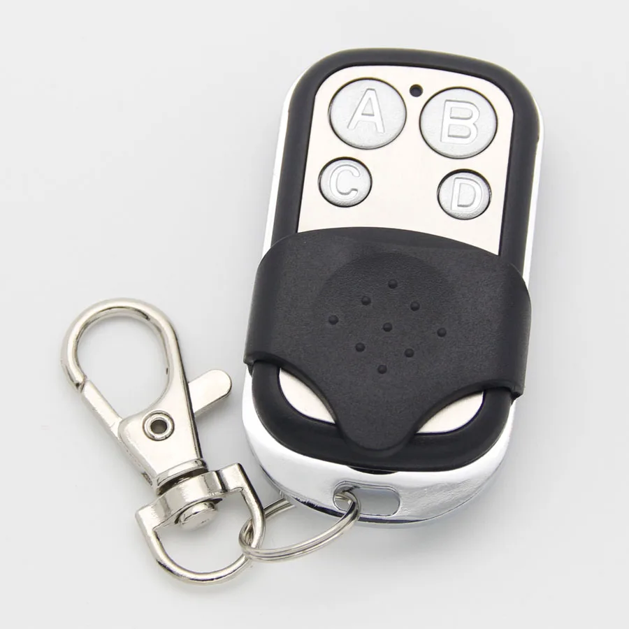 Control remoto inalámbrico Universal 433,92 Mhz RF 433Mhz EV1527 código de aprendizaje Control remoto 4 canales para puerta de garaje