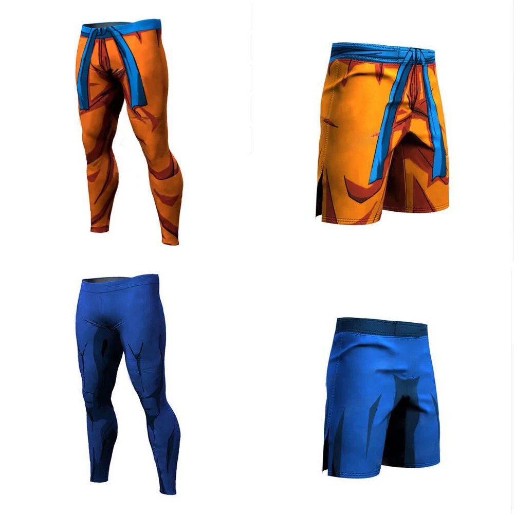 Fashion Compression Tights Casual Short Long Pants Fitness Leggings Men Slim Fit Joggers Workout Trousers Underpants