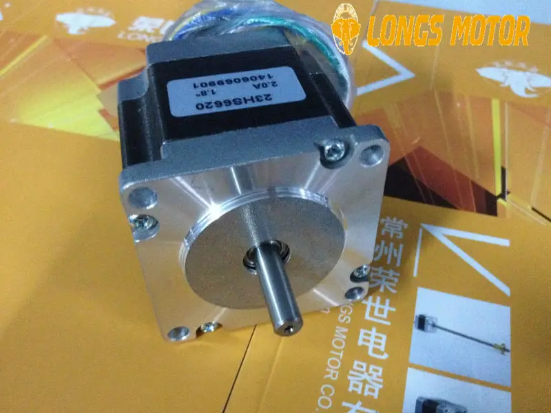 Nema 23 Stepper Motor 23HS6620 127oz-in 56mm 2A CE ROHS ISO CNC Router Laser Plasma Engraving Mill Cut