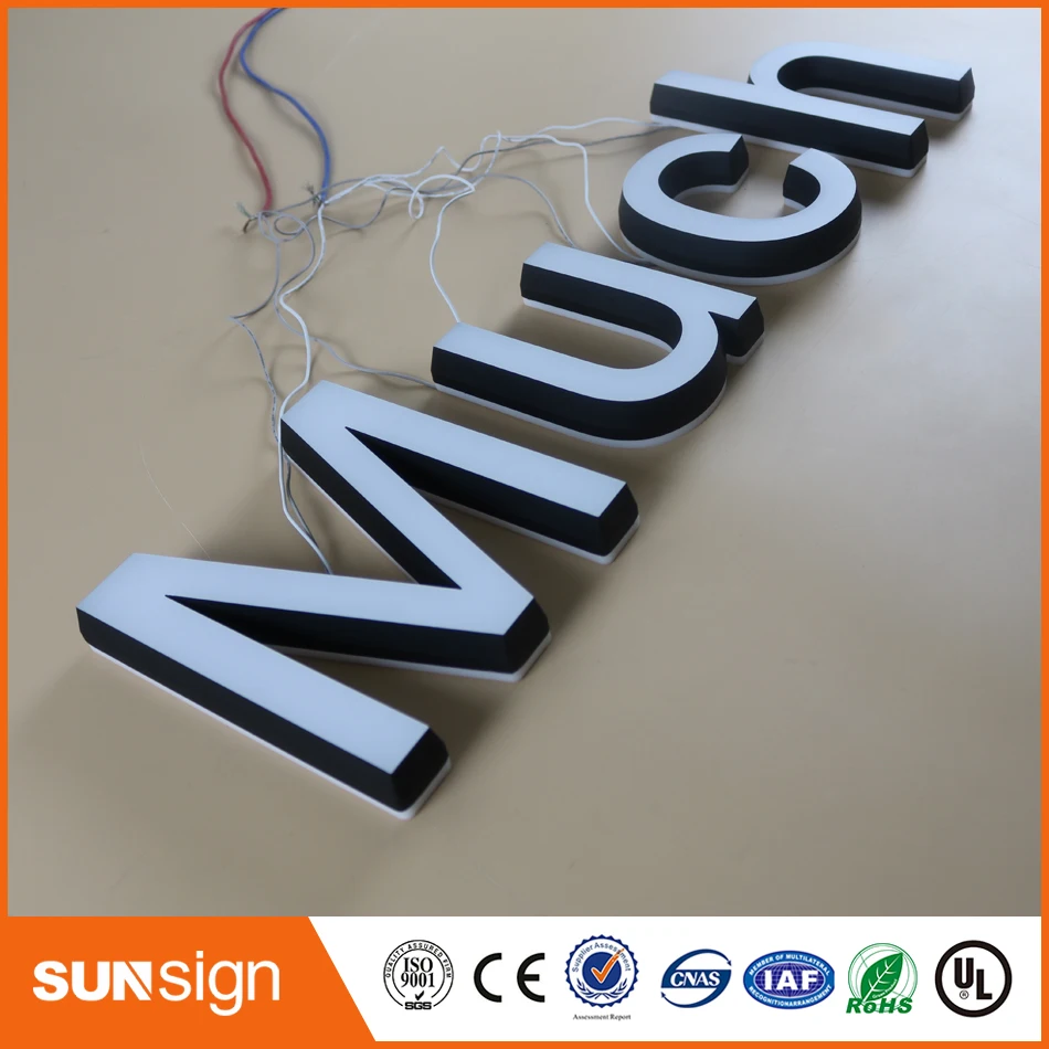 3D Verlichting Acryl Mini Led Kanaal Brief Teken/Buigen Machine Maken Acryl Gezicht Verlichting Letters