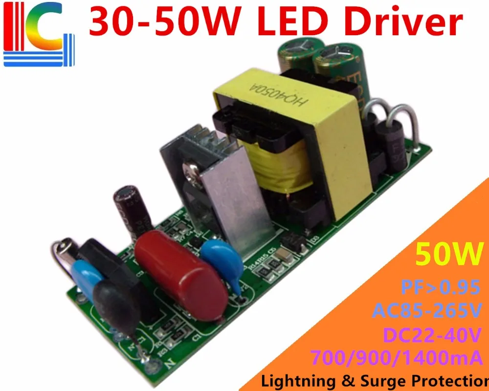 30W 40W 50W Lighting Transformer ac to DC 22V -80V Power Supply Output 700ma 800mA 900ma 1050ma 1200ma 1400mA LED Driver adapter