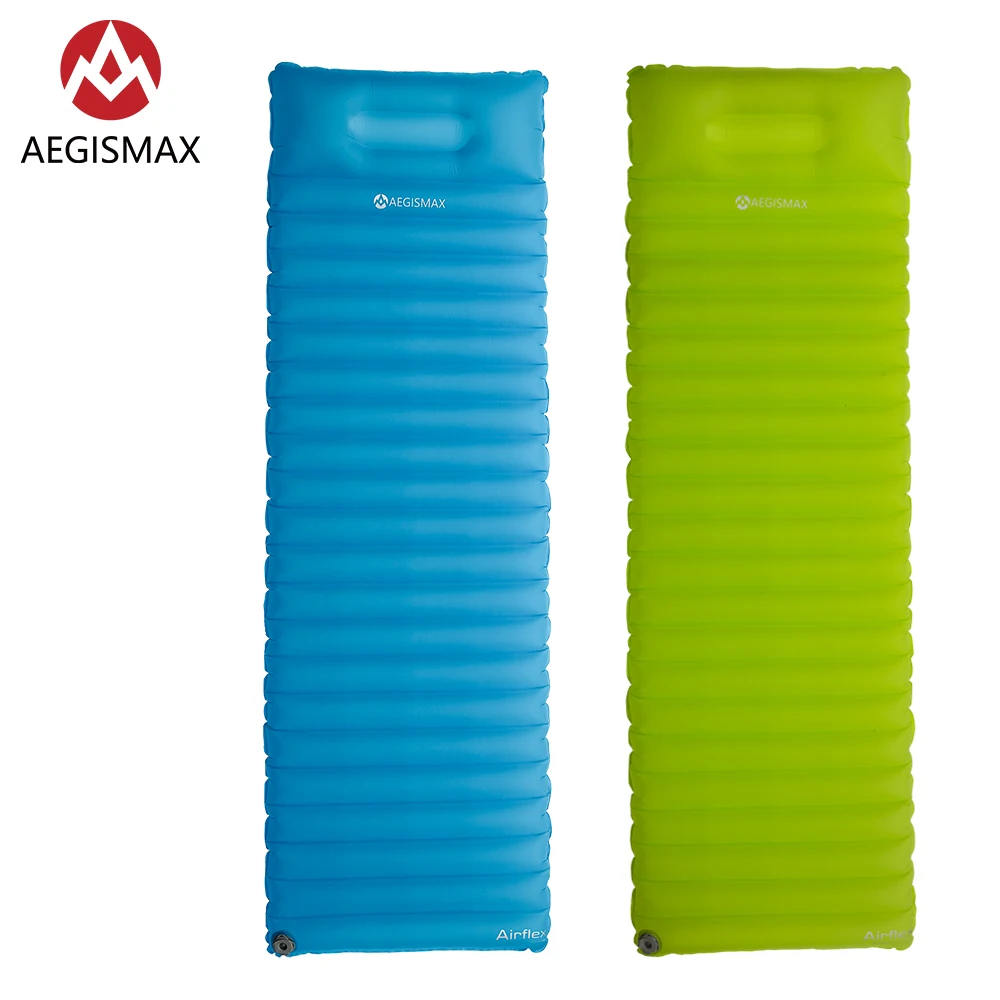 

Aegismax Inflatable Nylon Air Mattress Sleeping Pad Tent Mat Ultralight Portable For Envelope Sleeping Bag Camping Hiking