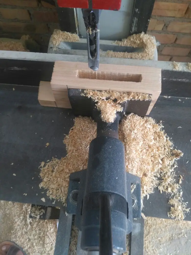 Imagem -05 - Hss Square Hole Mortise Cinzel Broca de Madeira com Broca Twist