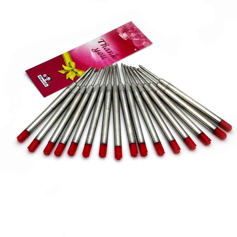 

Wholesale Writing school Supplies brand pen refills blue ink refill for ballpen good quality and fast shipping