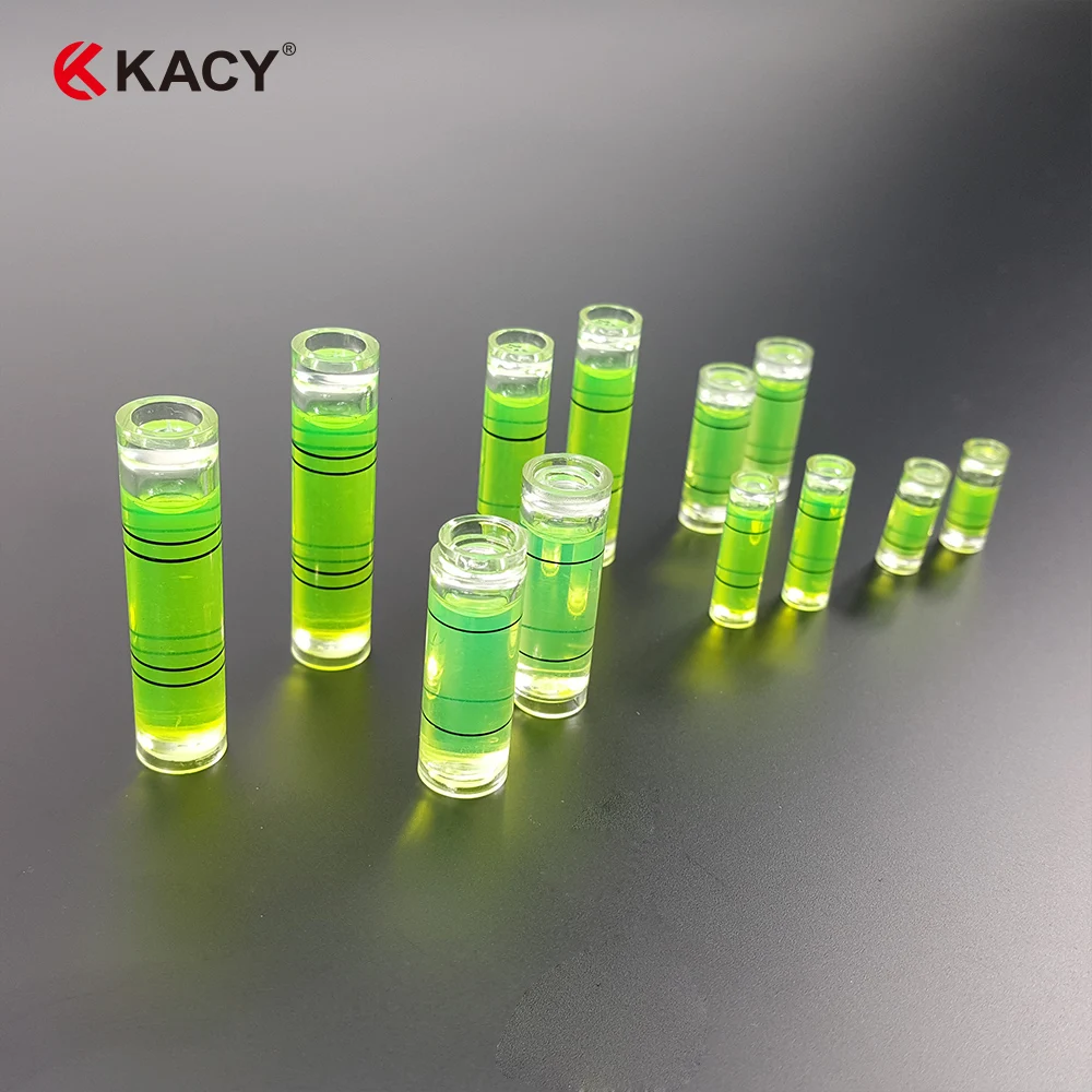 KACY 20PCS 8X23mm  Level frame level Support level bubble equilibrium bubble blisters that hang a picture Cylindrical level