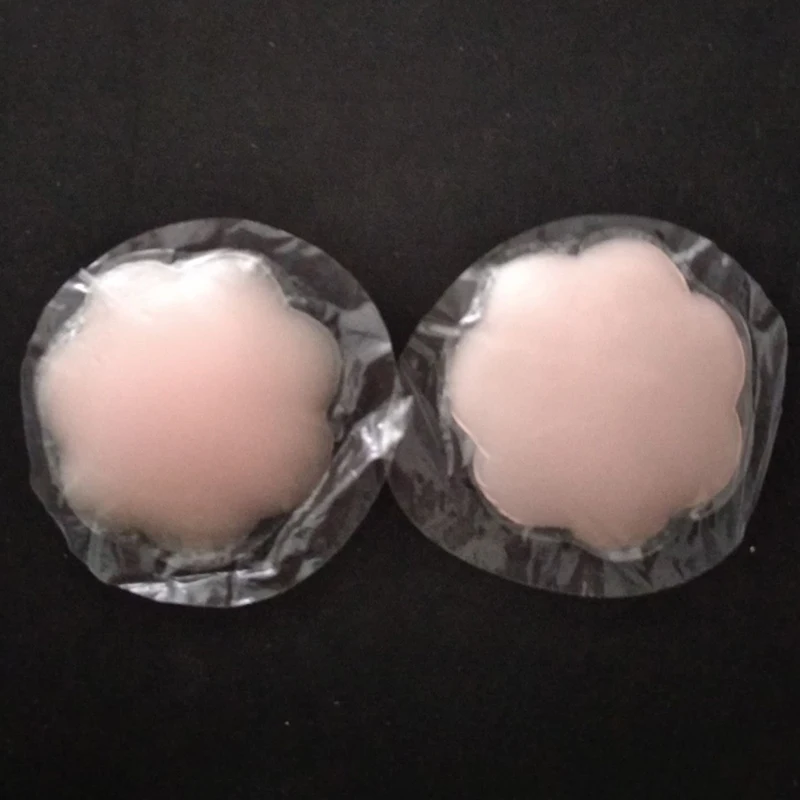 Women Reusable Nipple Pasties Self Adhesive Nipple Cover Invisible Breast Sticker Silicone Boob Tape Bra Pads Accessories