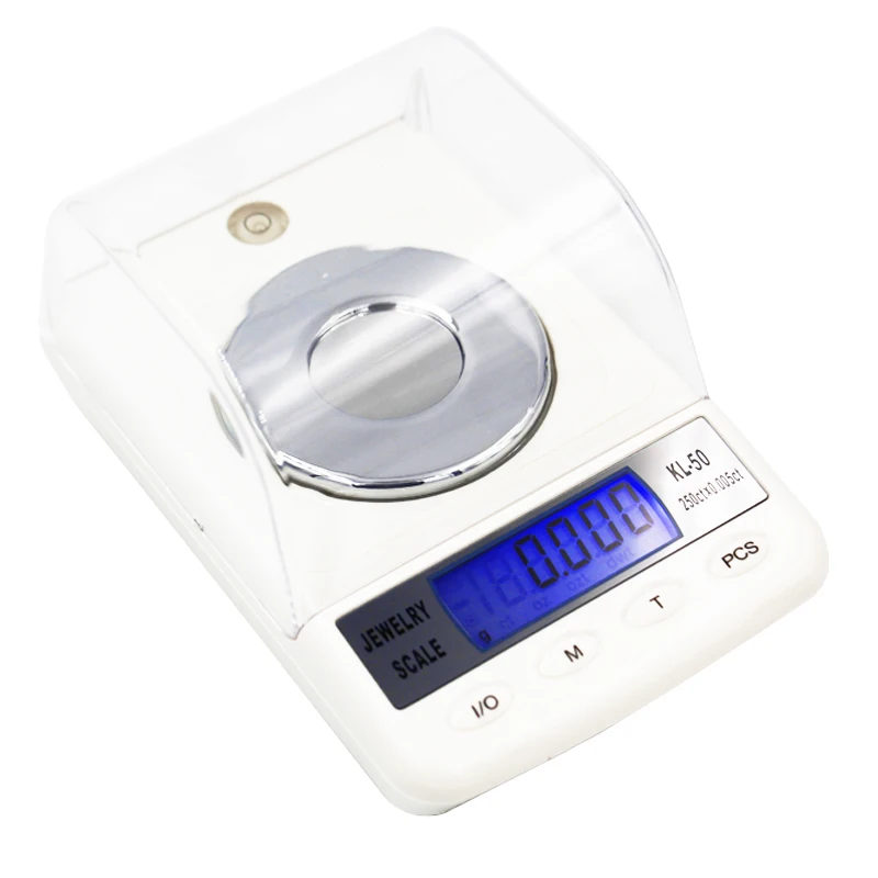 50g 0.001g Digital Scale for Jewelry Diamond Gem Carat  Electronic Weighing Balance Laboratory  30%OFF