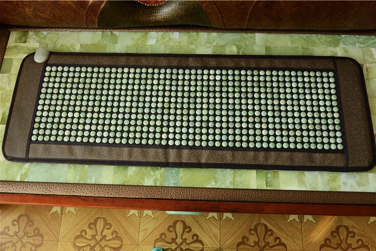 2020 New product! korea heating jade mat jade mattress tourmaline mat Hot jade stone heating cushion with eye cover 50*150CM