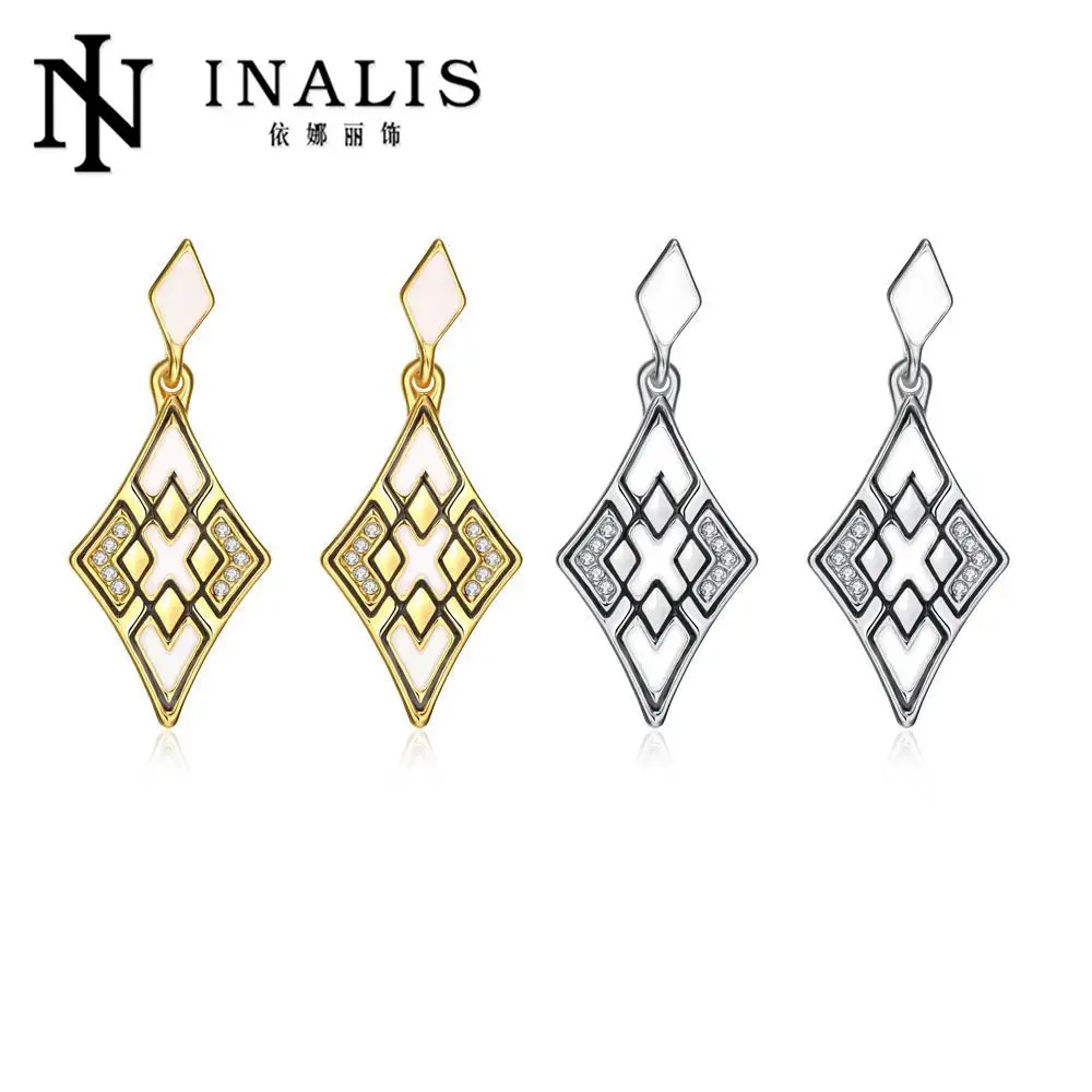 INALIS Brand Jewelry New Fashion Dangle Earrings Gold Color Bohemia Style Statement Jewelry Women Earrings E1089-A