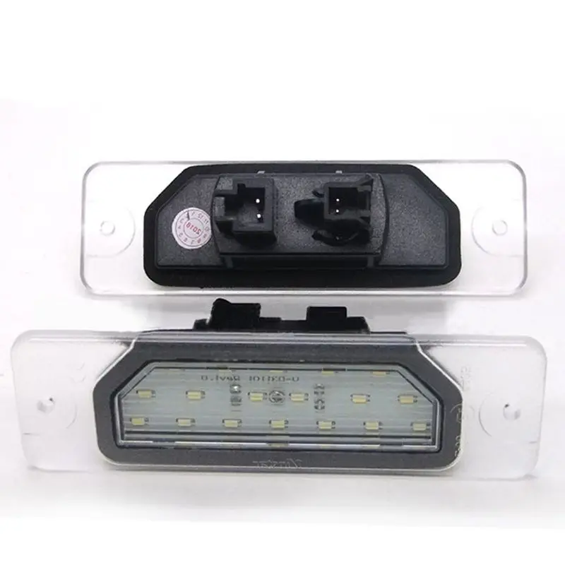 

2pcs 18SMD 4014 LED Car License Plate Light Auto Number Plate Lamp For Infiniti QX70 M35h M37 M56 FX35 FX45