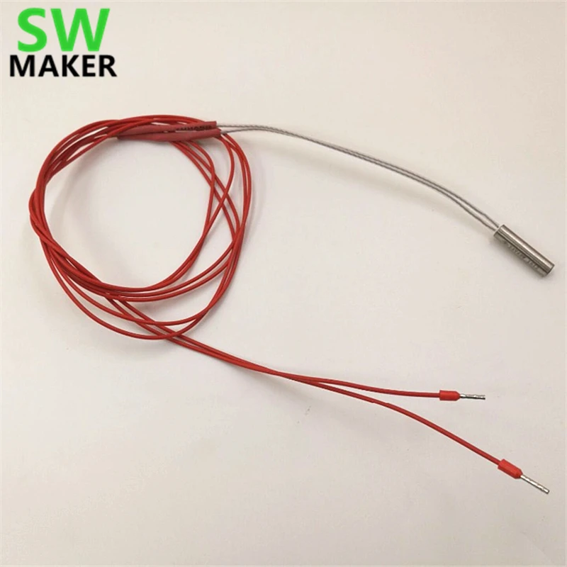 2pcs 24V 40W heater cartridge for Flashforge 3D printer Creator / Pro Creator Tube Diameter 6.2MM