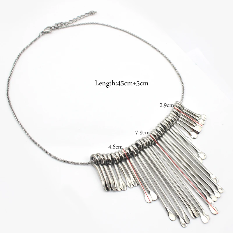 2017 New Fashion stainless steel jewelry European style Chokers necklace for women Jewelry High quality