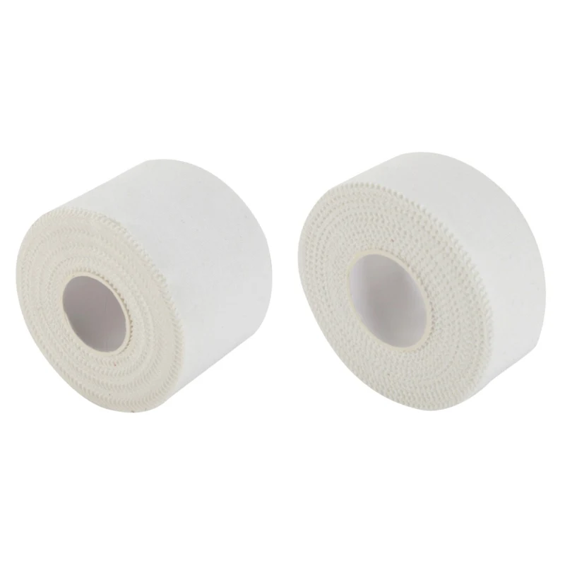 10M Cotton White Premium Adhesive Athletic Tape Wraps Sport Binding Physio Muscle Elastic Bandage Strain Injury Support