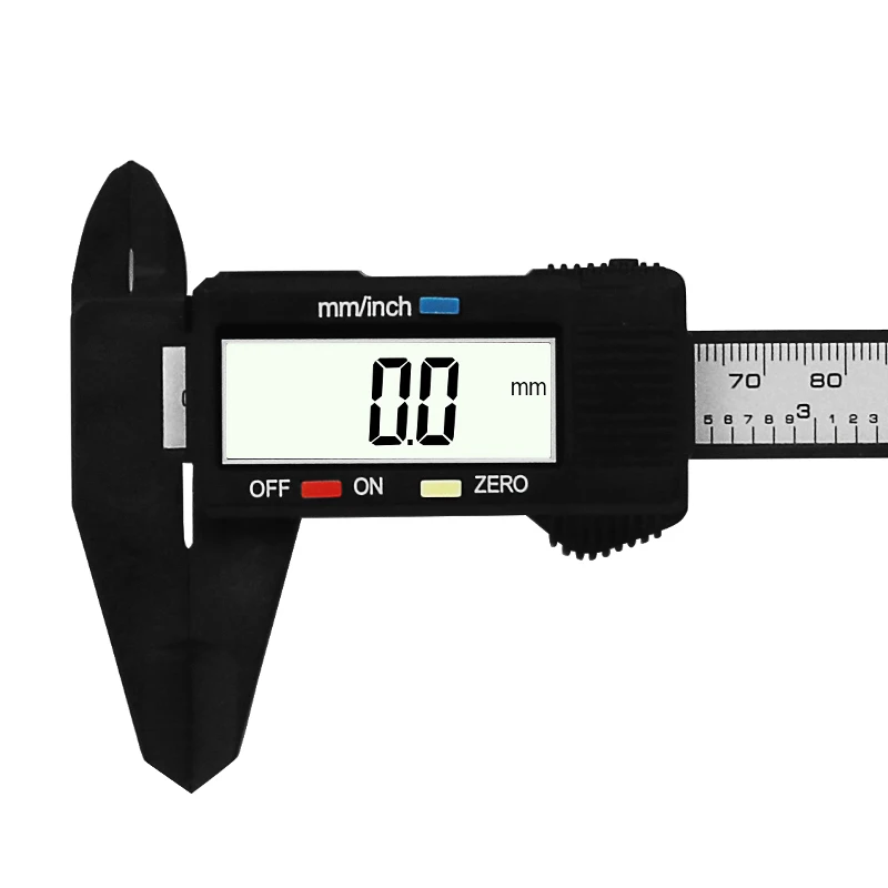 Carbon Fiber Composite 6 inch 0-150mm Vernier Digital Electronic Caliper Ruler