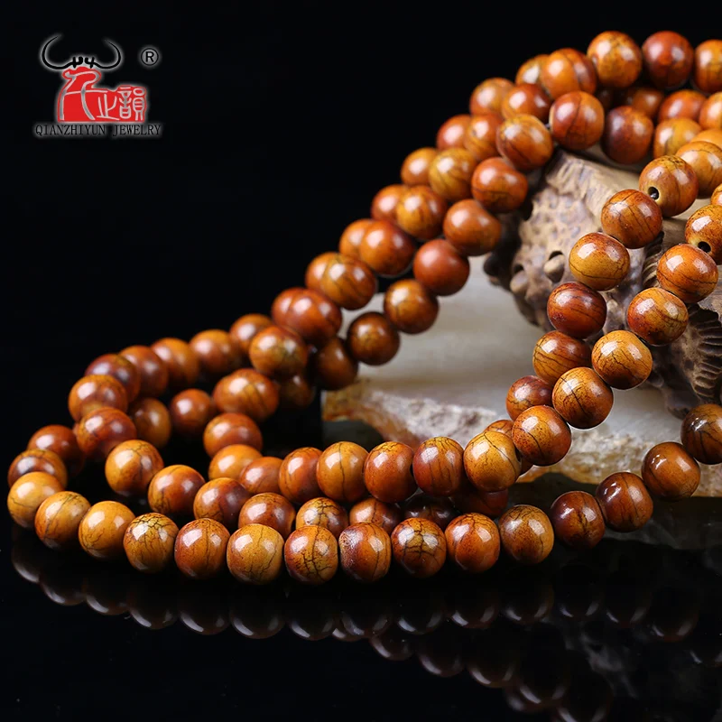 20PCS Handmade Carved Yak Bone Beads, Antique prayer beads for jewelry making Brown DIY Jewelry Accessorie 14mm,12mm,10mm