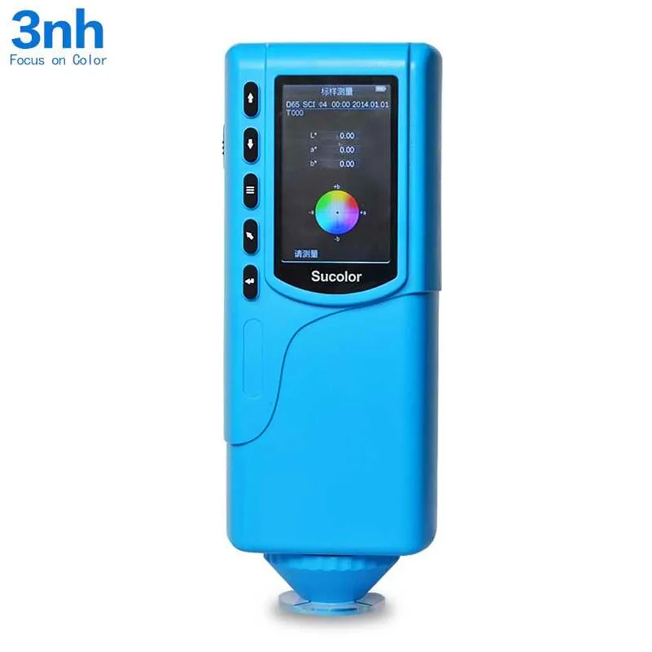 SC-10 Interface 4mm Measuring diameter Digital Color Difference Meter Tester Portable Colorimeter Analyzer